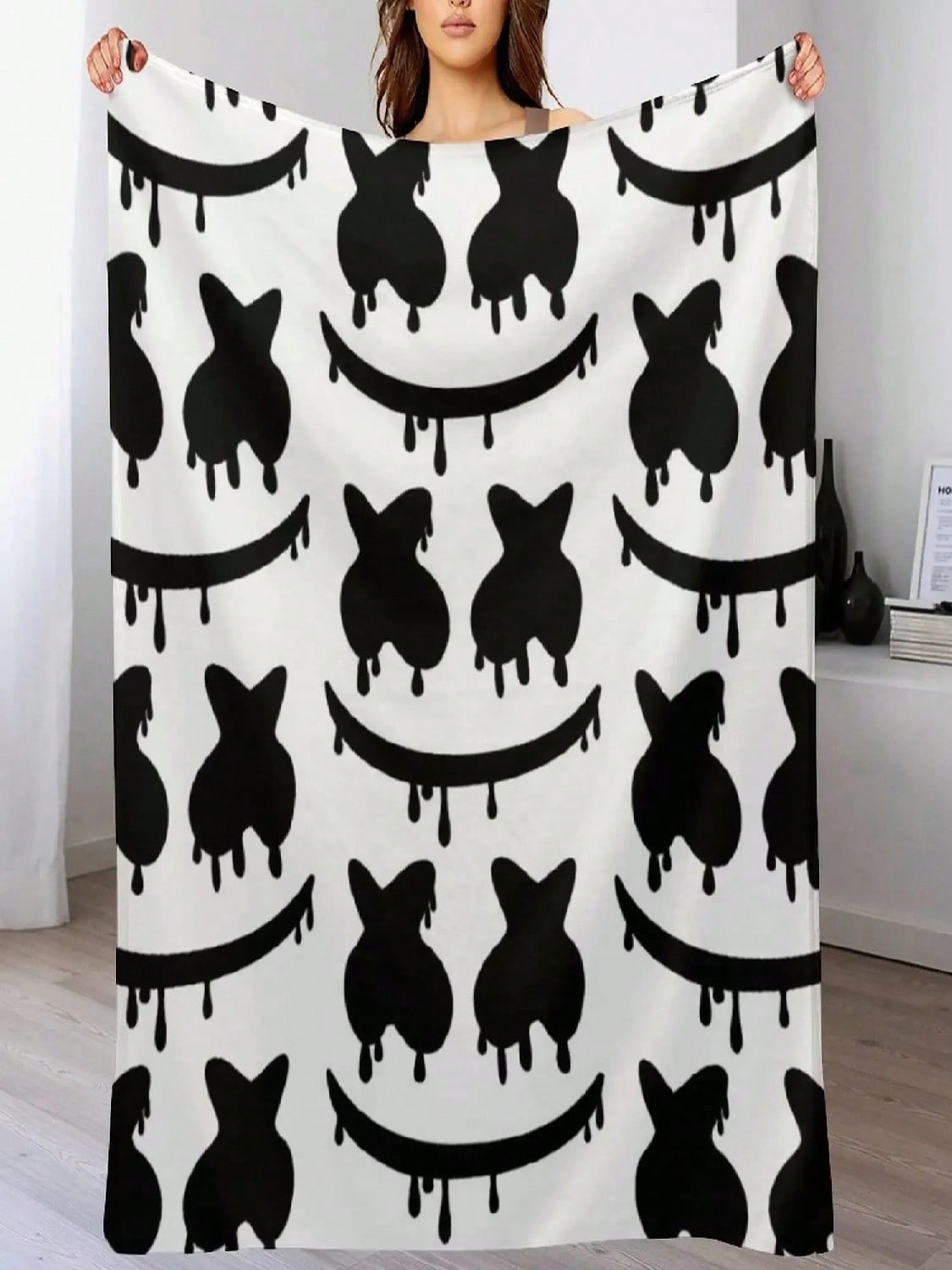 Плед Marshmello Огромный Диванный Персонализированный Подарок Пледы Для Диванов Для Дивана Тонкие Пледы 75X95CM