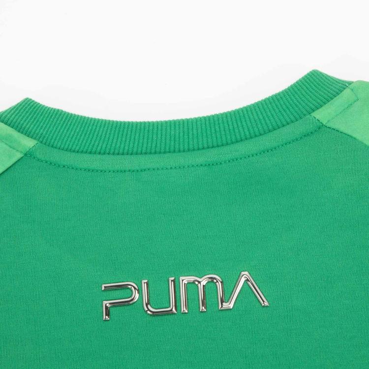 Puma X Sorayama Collaboration Pattern Printed Casual Crew Neck Long Sleeve Sweatshirt Men Sweatshirt Green 626533-17