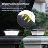 Solar 6-LED Warm White Pillar Light