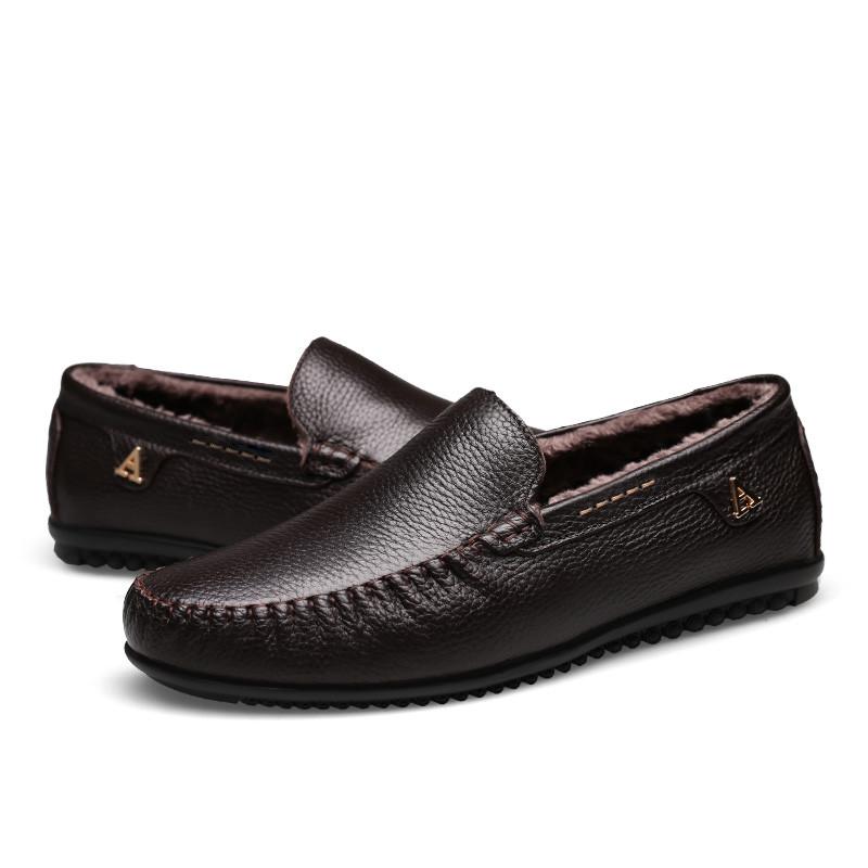 

Модная мужская обувь из натуральной кожи, роскошная деловая повседневная обувь слипоны, формальные лоферы, мужские мокасины, итальянская черная мужская обувь для вождения, кроссовки 47