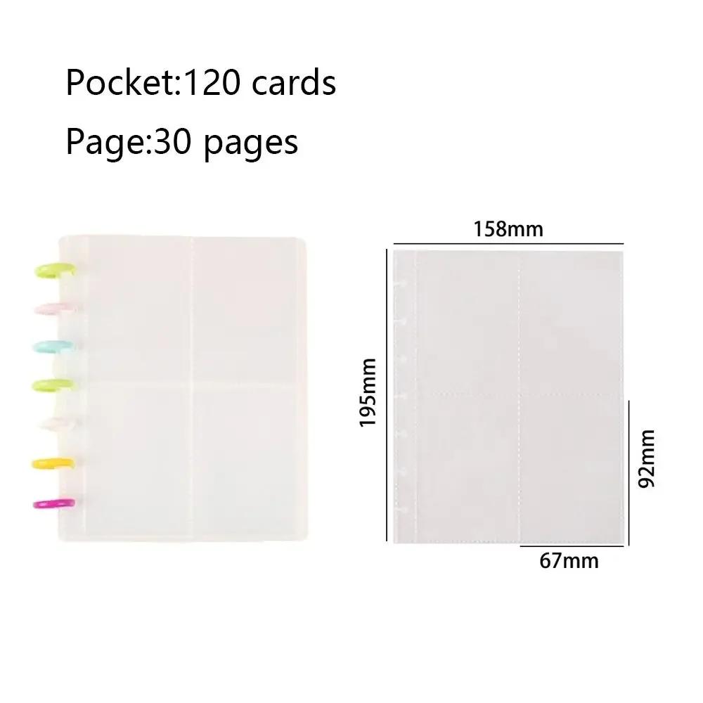 INS Loose-Leaf Multi-Pockets Kpop Photocard Album 3 Inch - Idol Cards Collect Book,Photo Storage Album & Holder for Star Chasers