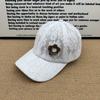 Fairy wind lace flower baseball cap female summer mesh breathable sunshade ins cap