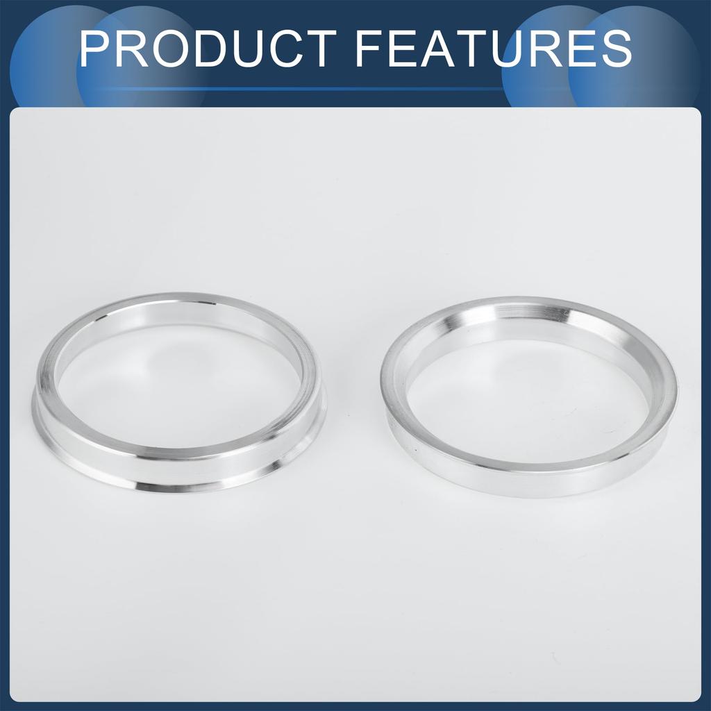 INFINAUTO Hub Centric Rings 60.1mm Inner to 70.1mm Outside Diameter Vehicle Wheel Hub Rings Aluminum Alloy 4pcs