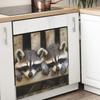 Two Sleeping Baby Raccoons In The Kitchen Ambience Beautify Decorative Walls with Self-adhesive Stickers