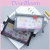 Transparent Mesh Pencil Bag For Students With Large Capacity Storage**