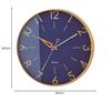 Interform Trys CL-3849NV Wall Clock, Navy Blue, 28.5cm Diameter x 4.5cm Depth