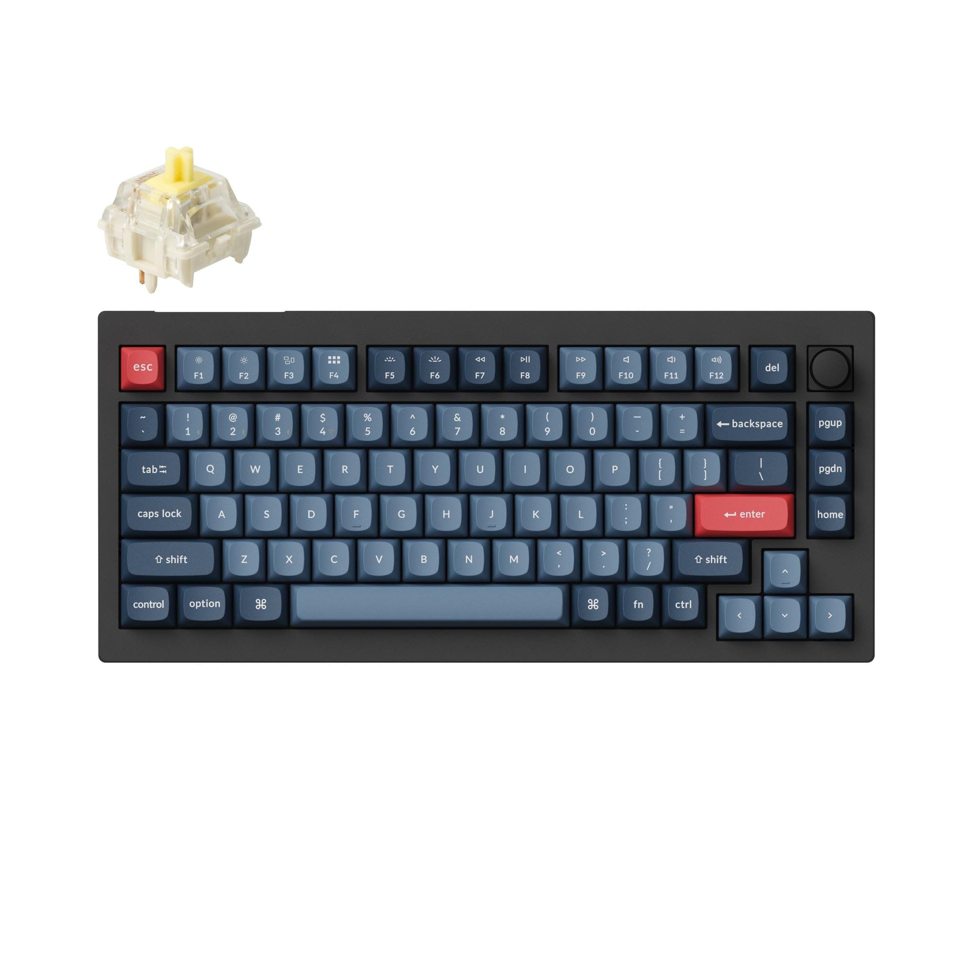 

V1 Max Wireless Custom Mechanical US RGB Gateron Jupiter Mechanical with Gasket Windows Linux Compatible Jupiter Mechanical Axis []Keychron QMK/VIA