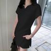 Women's Summer Suit Split Shirt + Shorts Casual Ladies Office Workt Two-piece Suit Set