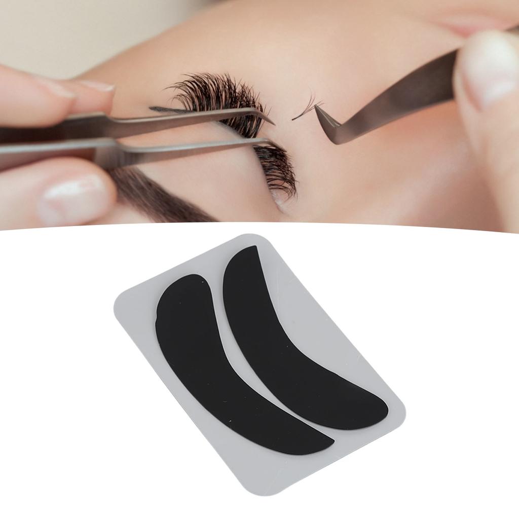 10 Pairs Eyelash Extension Under Eye Pads Half Moon Shaped Reusable Silicone Lash Grafting Eye Pads
