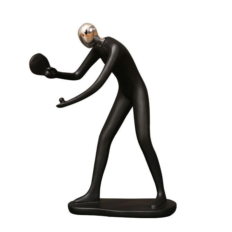 Modern Minimalist Resin Sports Figurine For Home Office Decor And Gift For Adults