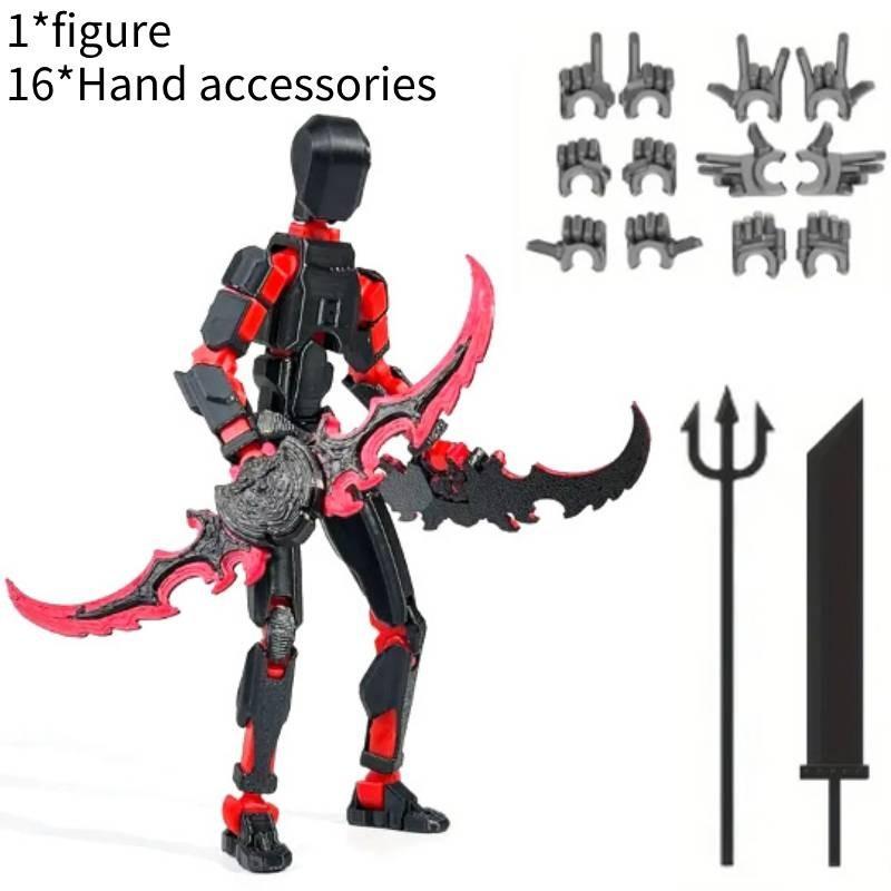 3d Printed Action Figure Diy Toy Figurine Movable Joint Poseable Material Pla