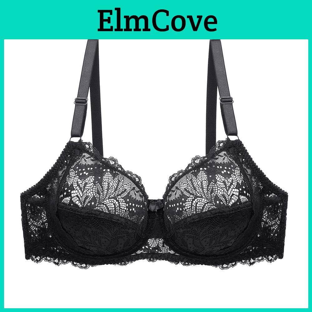 Bralette Floral Lace Women Bra Lingerie Underwire Bras Unlined Underwear Plus Size Brassiere