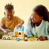 LEGO Duplo Town Trailer House 10986, a toy block gift for toddlers and babies, suitable for boys and girls ages 2 and up.