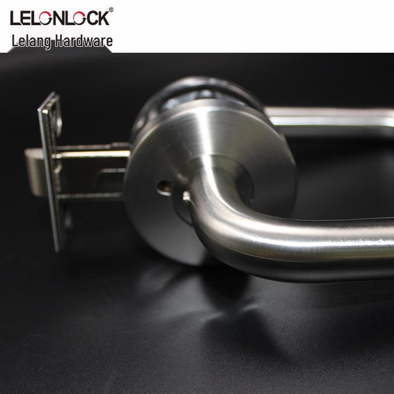 American-Style 304 Stainless Steel Bathroom Handle Lock with Brake Lever