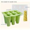 1pc Spiral Ice Cream Mold 6-Hole Silicone DIY Ice Pop Mold Ice Tray For Ice Maker Summer Beach Vacation