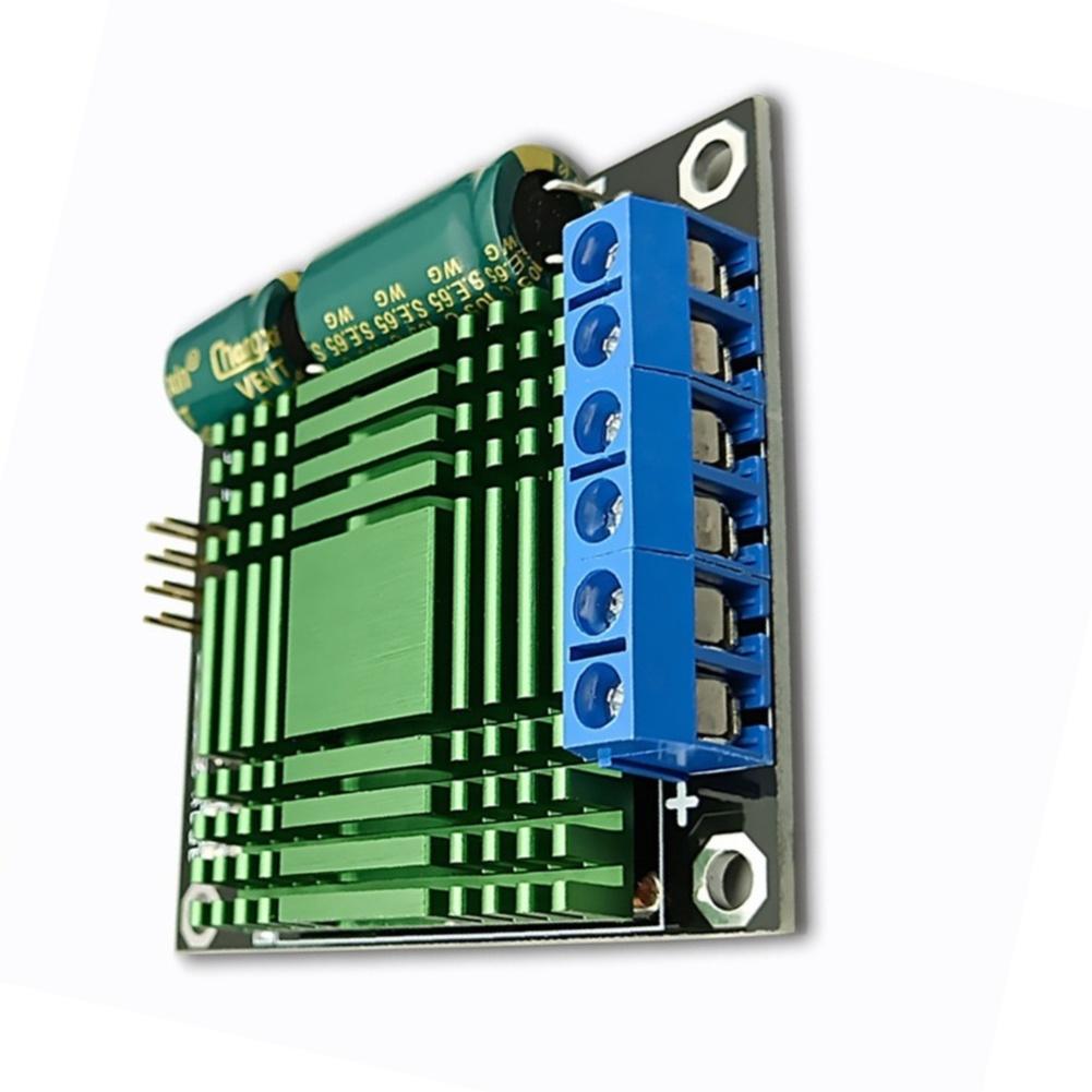High Current DC Motor Driver Module 60A Dual Channel H Bridge for 9V-30V Input with Forward Reverse Brake Logic
