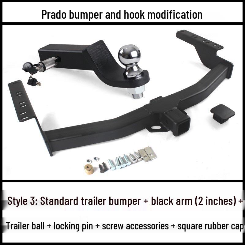 Prado Trailer Hitch: Compatible with 2700/4000 LC120/150 Rear Tow Bar Towing Hook