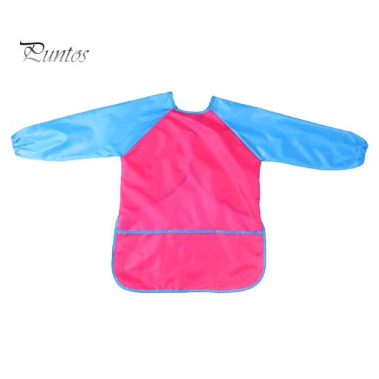 

Детский водонепроницаемый художественный фартук с длинными рукавами, удобный в использовании, универсальный халат с рисунком для детей розы красного