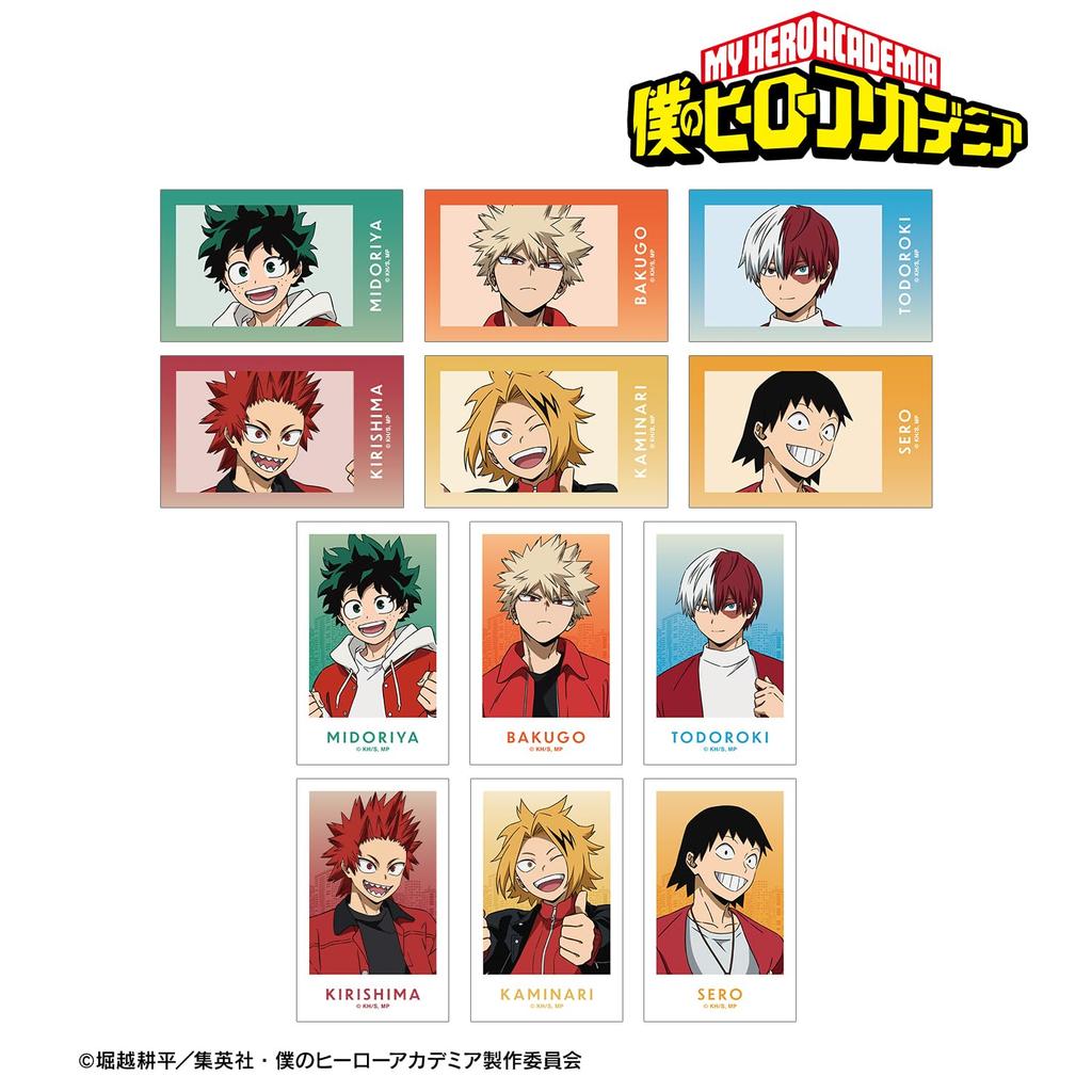 TV anime "My Hero Academia" Original commemorative photo ver. trading illustration card box of 12