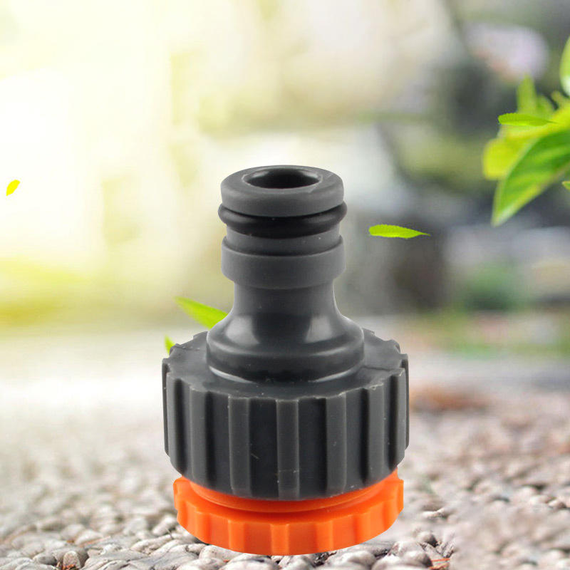 סט מחברים מהירים לצינור מים מפלסטיק עם מתאם פטמה עם הברגה פנימית למכונת כביסה, ברז, אביזרי צנרת גינה, חיבור הברגה זכר