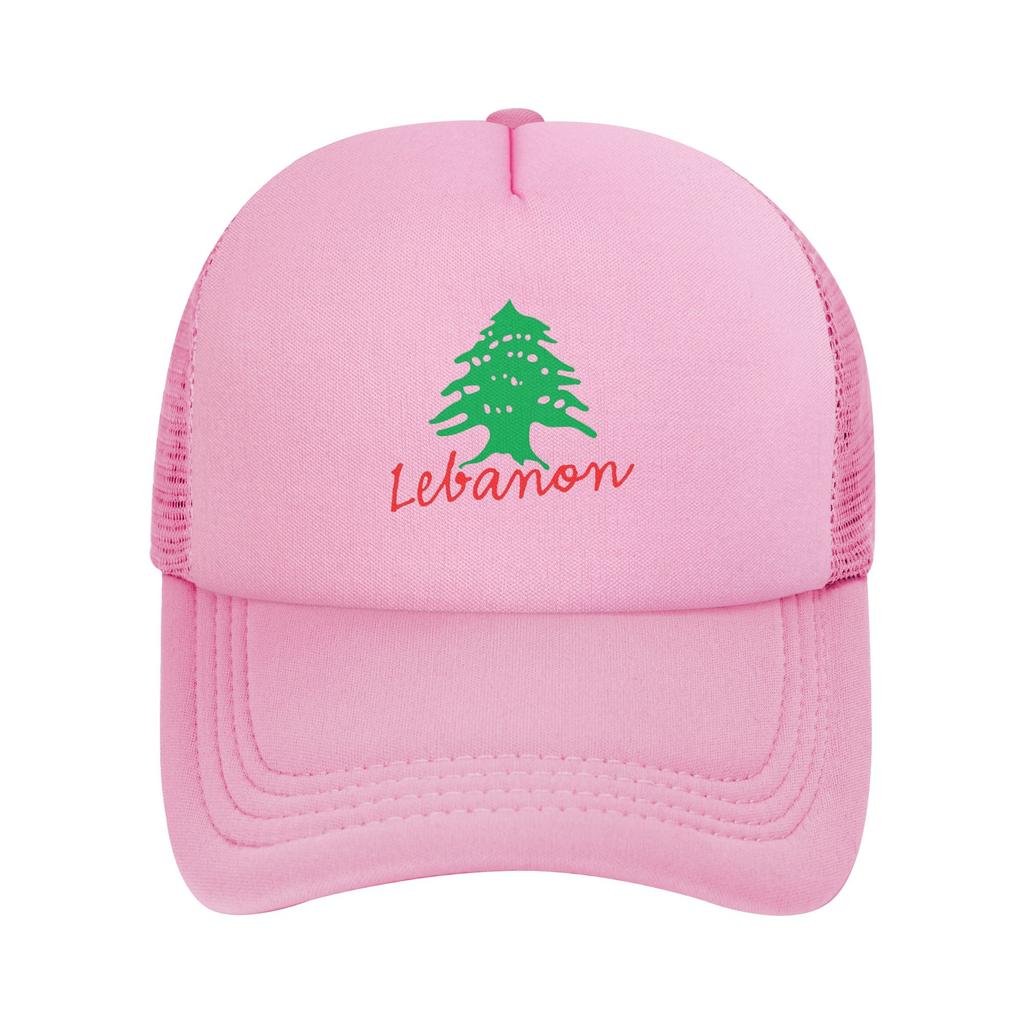 Lebanon Name with Lebanese Flag Cedar Tree Design Casquette Unisex Outdoor Hats Adjustable Snapback Cap Casual Baseball Caps