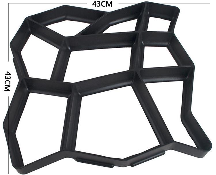 Reusable DIY Garden Stepping Stone Mold for Landscaping