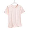 Ice Silk T-shirt for Women, Summer Quick Drying Sports Fitness Short Sleeved Round Neck T-shirt, Ice Silk Women's Top