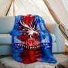 1PC Crystal Fc Crest Printed Soft Flannel Blanket Throw for Adult Bedroom Living Room Sofa Camping Travel Fan gifts Christmas Gifts
