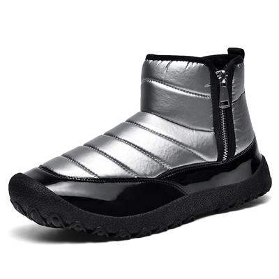 Fashion Fashion Snow Boots Men Winter 2024 New Thick Bottom Comfortable Cotton Mans Shoe Waterproof Anti Slip Outdoor Casual Shoes Flats