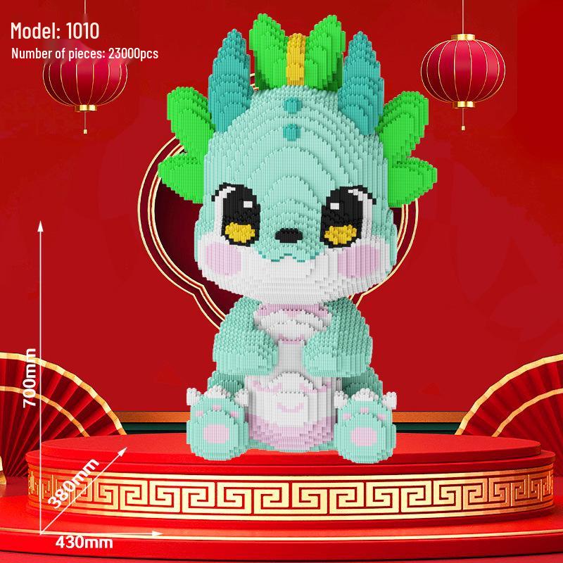 God of Wealth 3D Puzzle Blocks: Challenging Assembly Toy for Kids - Educational Gift for Boys & Girls