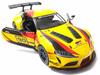 Kinsmart Toyota GR Supra Racing Concept scale diecast model car Yellow 1/36 (pull-back car) /