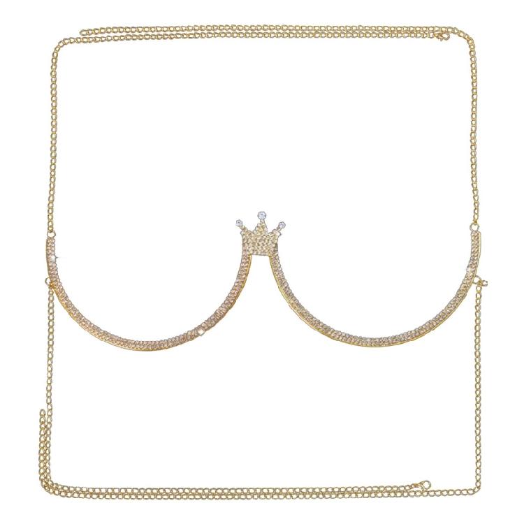 Chest Bracket Bra Chain Body Jewelry Bikini Crystal Body Chain Rhinestone Bra