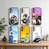 Hot Anime Initial D AE86 Phone Case For Samsung S25,S24,S21,S22,S23,S30,Ultra,S20,Plus,Fe,Note,10,9,5G Black Cover
