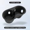 For Tesla Model Y Juniper YL 2026 Water Cup Holder Silicone Cup Holder Central Control Water Cup Holder Interior Accessories