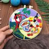 1 PC Potted Plant and Food Pattern DIY Embroidery Beginner Kit