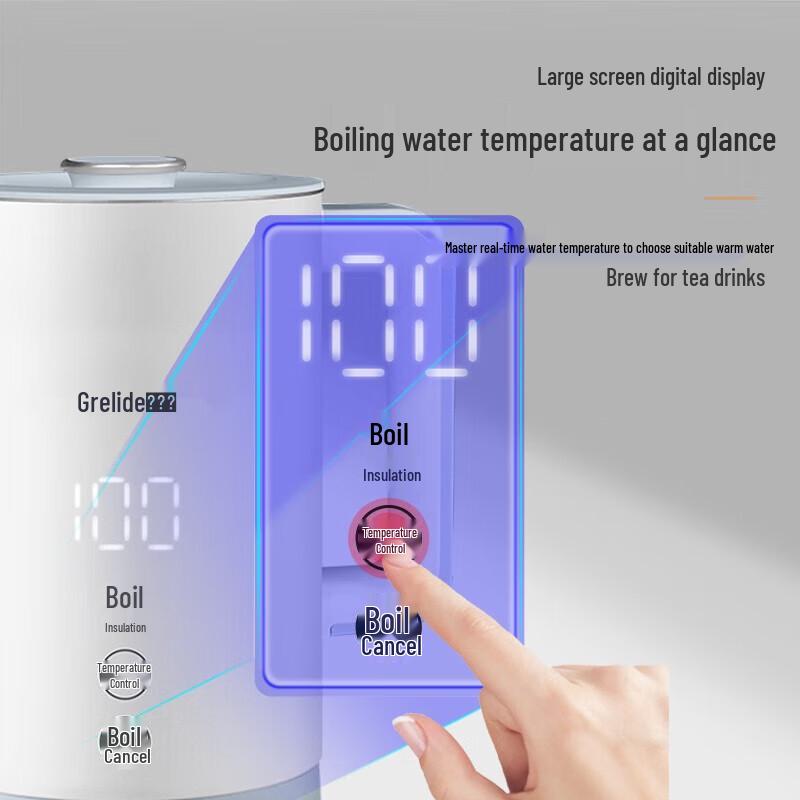 Grelide 1.5L Multi-Temperature Electric Kettle CN plug (adapter included)