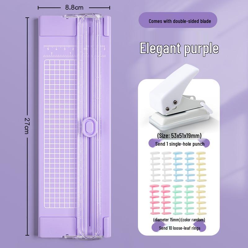 Dual-Function A4 Paper Cutter for Office & Craft Use