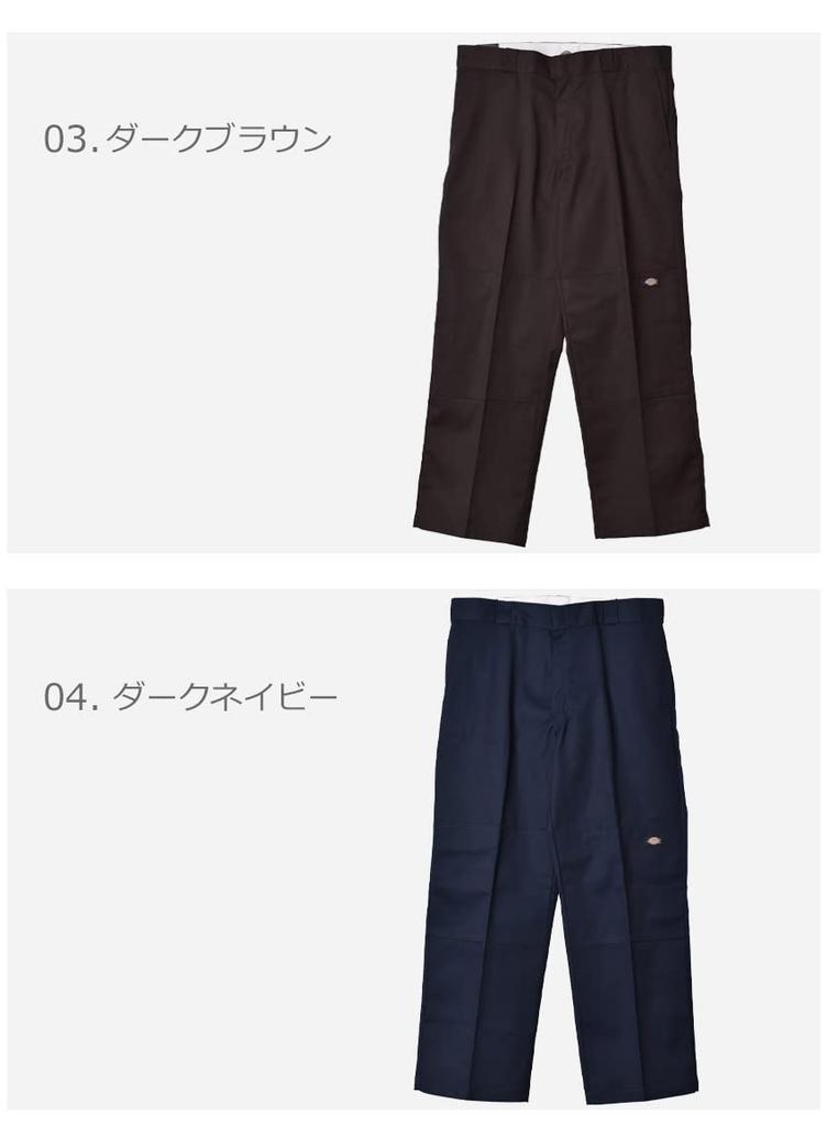 Dickies Men's Twill Double Knee Work Pants, Size 85283 (JP, Size 28, Size 04, Charcoal, 32-inch Inseam) [Parallel Import]