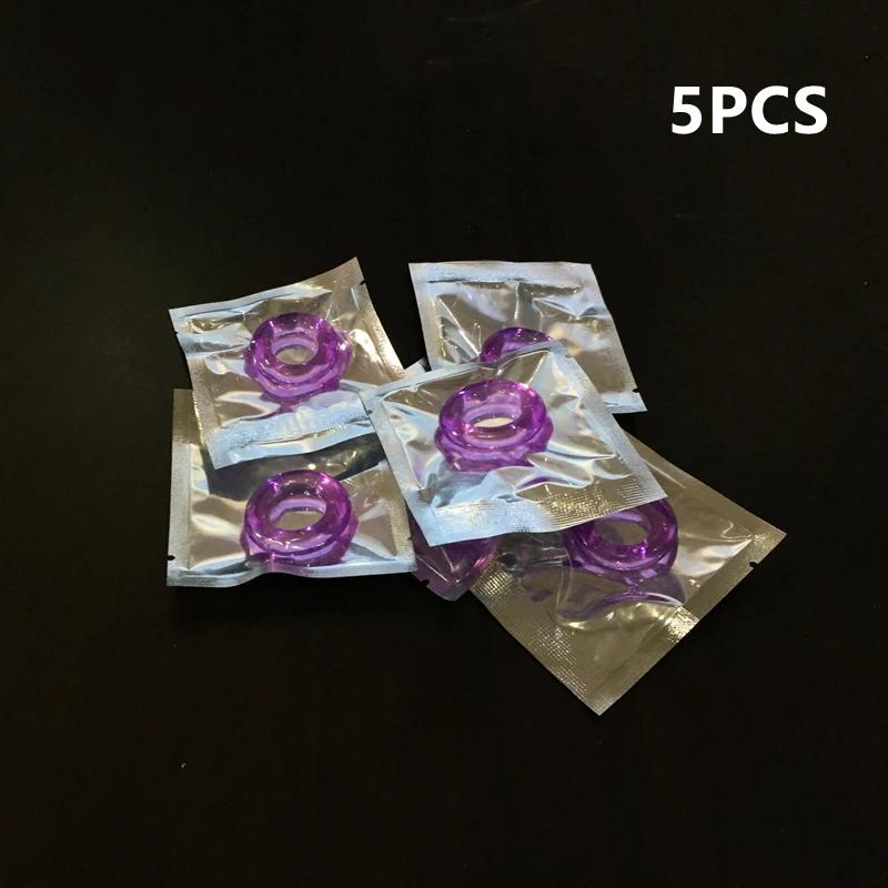 5/10Pcs Silicone Durable Penis Ring Adult Men Ejaculation Delay Cock Rubber Rings Penis Enlargement Sex Toys For Male Sex Ring