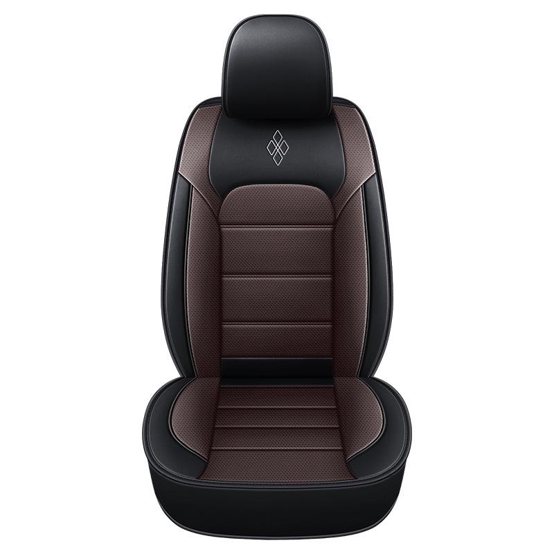Universal Nappa Leather Car Seat Cover - Four Seasons, Full Coverage