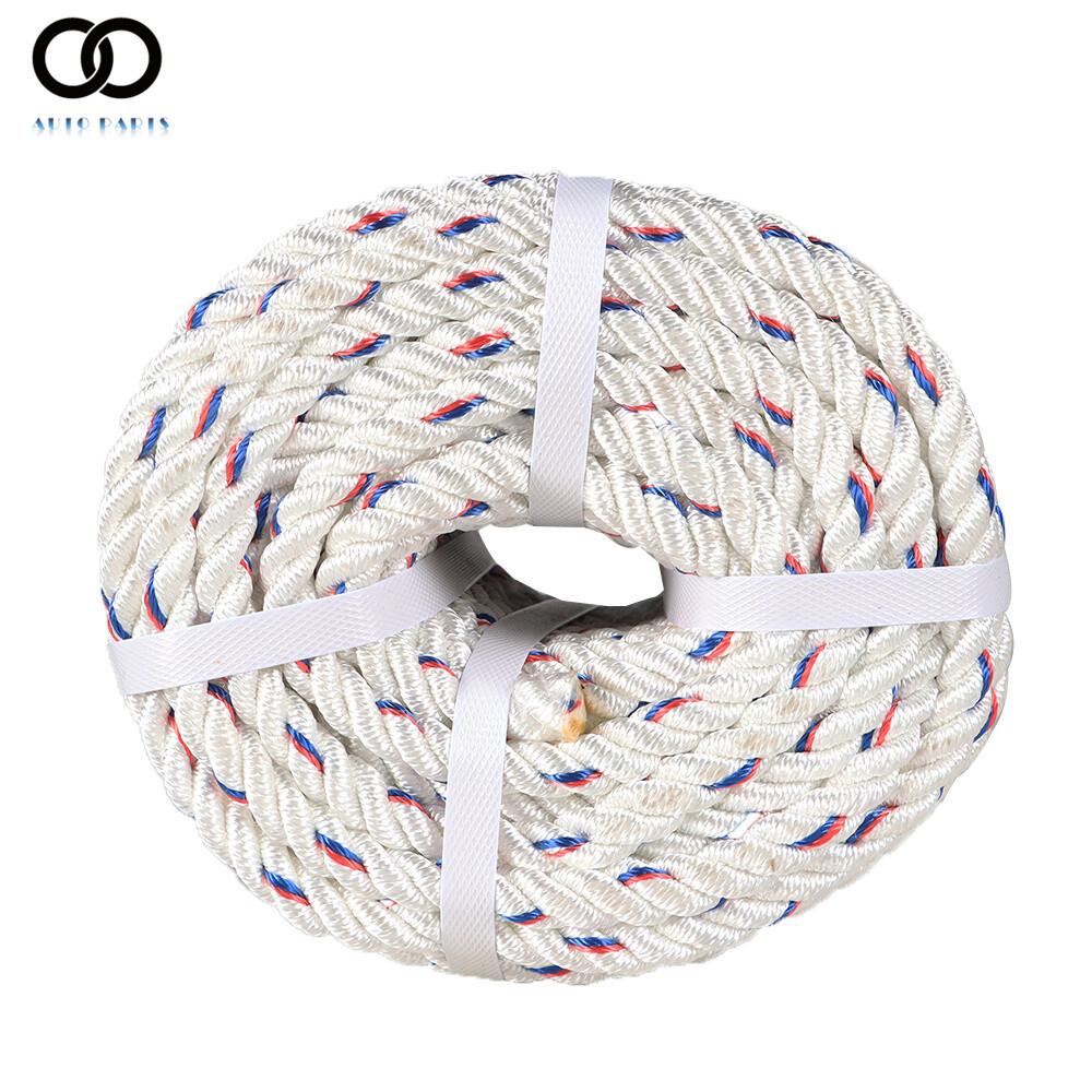 5/8in x 150' Double Braid Rope Polyester Arborist Rope Rigging Line Sailing Rope