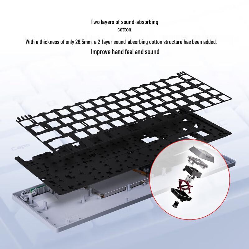 ROG Magician RX LP 68-Key Tri-Mode RGB Mechanical Gaming Keyboard