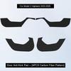 For Tesla Model 3/Y 2017-2025 Seat Side Door Anti Kick Mats Seat Side Protection Sticker Pads Scratch-resistant Cover Mats