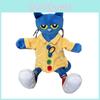Pete Cat The Hand Puppet Plush Toy Soft Stuffed Animal Doll Kids Cartoon Gift