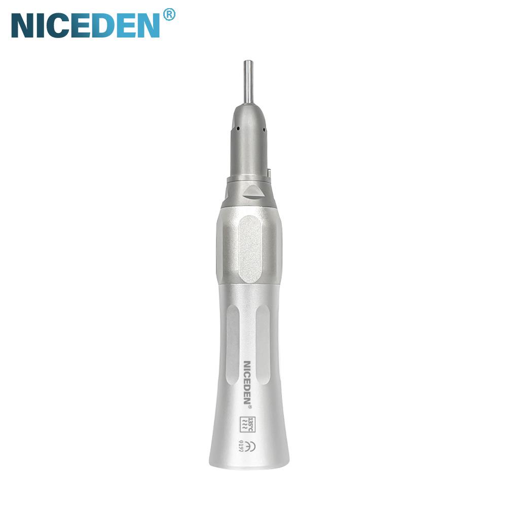 Niceden F X Type Dental Low Speed Angle Handpiece 1:1 Water Spray Straight Outside Motor Operation Air Dental