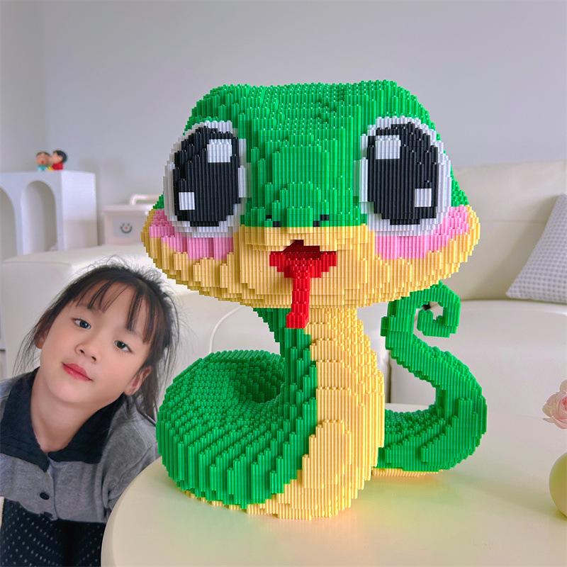 Lego-Compatible Nezha Demon Boy Building Blocks - Educational Assembly Toy for Ages 6-30, Perfect Gift for Boys and Girls, 3D Ornament