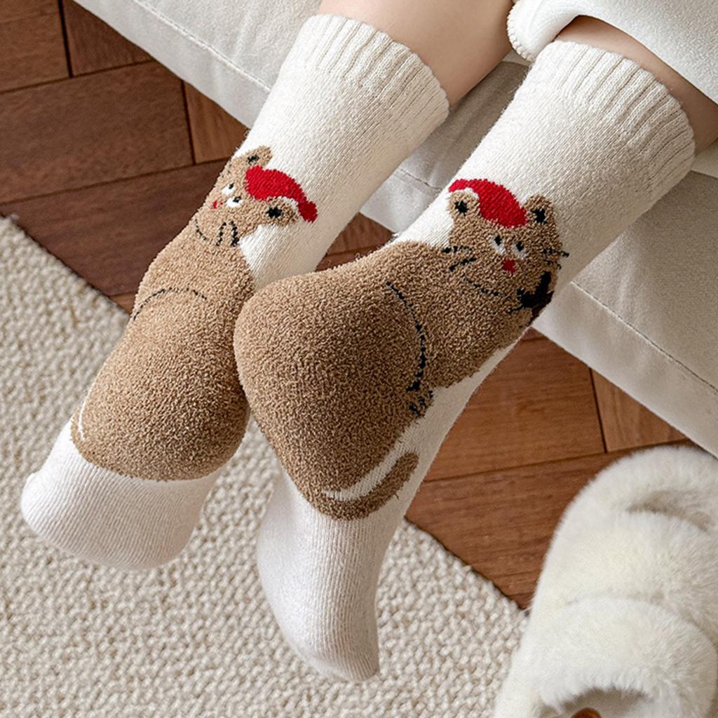 Women's Thermals Socks,Wool Socks,Warm Winter Socks Thick Knitted Boot Socks,Breathable Comfortable Crew Socks Gifts