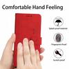 For Realme 14 Pro 5G Case Viewing Stand PU Leather Phone Cover Imprinted Heart Pattern