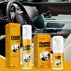 30/100ML Car Foam Cleaner Spray Leather Decontamination Multifunctional Leather Cleaner for Car Interior Ceiling Leather Seat