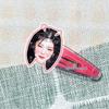 ITZY Yeji & Yuna Star Acrylic Hair Clips - Concert Support Accessories